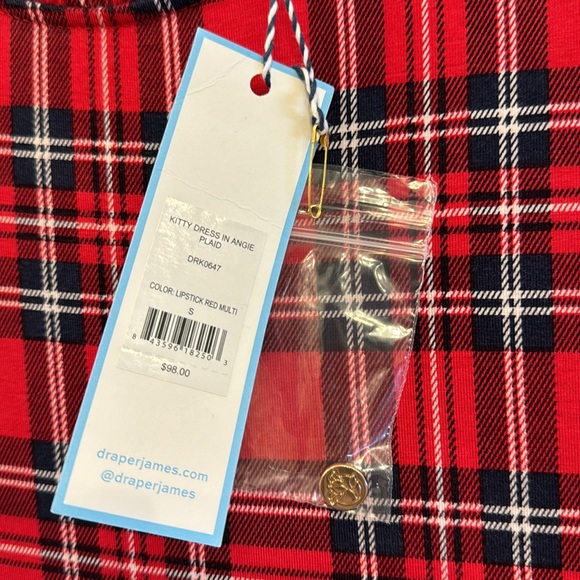 Draper James Angie Plaid new dress size small - Picture 4 of 7